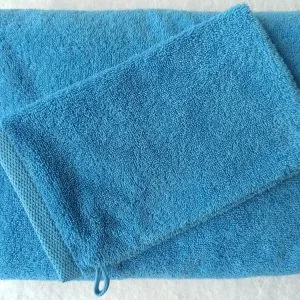 Serviette bleu