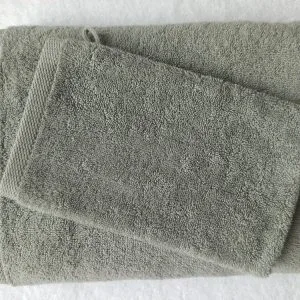 Gant de toilette gris