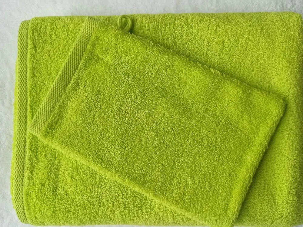 Serviette verte anis