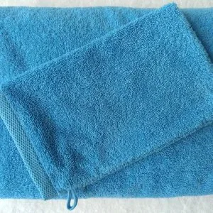 Serviette bleu