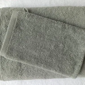 Gant de toilette gris