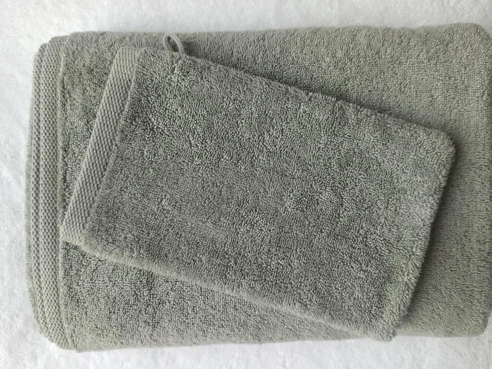 Gant de toilette gris